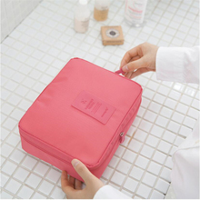 Multi-color Cosmetic box 2021 new female cosmetic bag women's large capacity storage handbag travel toiletry makeup bag 2024 - buy cheap