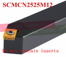 SCMCN2525M12 25*25*150 мм металлический токарный режущий инструмент токарный станок ЧПУ токарные инструменты держатель внешнего токарного инструмента S-Type SCMCN 2024 - купить недорого