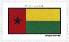 Alta qualidade 3 "wide patch bordado bandeira da GUINÉ-BISSAU patch kids 2024 - compre barato