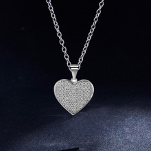 Classic Cubic Zircon Heart Necklaces Fashion Silver color Love Heart Women Pendant Necklace Drop Shipping 2024 - buy cheap