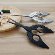 Tesoura de costura de aço inoxidável bordado alfaiate scissor fio aparador tecido asas anjo penas artesanato ferramentas costura 2024 - compre barato