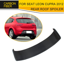 Spoiler de fibra de carbono para o teto traseiro, estilo de carro, para seat leon cupra 2012 2024 - compre barato