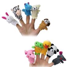 Baby Finger Puppet Plush Toy 12pcs/lot Chinese Zodiac Biological Dolls Kids Cartoon Animal Stuffed Plush Toys Pretend Puppets 2024 - buy cheap