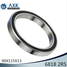 6818 2RS ABEC-1 (2PCS) 90x115x13MM  Metric Thin Section Bearings 61818 RS 6818RS 2024 - buy cheap