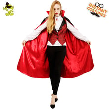 Medieval Royal Vampire Costume for Women's Deluxe Sets Halloween Gothic Victorian Vampire Queen Fancy Dress Up for Purim Party 2024 - buy cheap