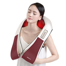 4D Electrical Body Massager Relaxation Massage Neck Back Shoulder Shiatsu vibration Infrared Kneading  Home Car Acupuncture 2024 - buy cheap