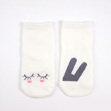 Hot Sale 1 pair Cute Be shy Rabbit Suitable for 0-3Year Baby Non-slip Socks Baby Infant Newborn Socks Winter 100% Cotton 2024 - buy cheap