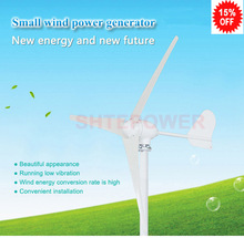 Gerador de turbina eólica com 3 pás, inicia com baixa velocidade do vento, 500w, 3 fases, ac, 12v, 24v, 48v 2024 - compre barato