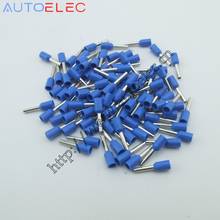 100pcs  E1006 Ferrule Terminal Cord End Terminal AWG18 1mm2 Copper Brass Wire Copper Insulated Crimp Pin Connector And Terminals 2024 - buy cheap