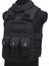 SWAT Airsoft Paintball Tactical Combat Assault Vest BLACK CS Party Supplies Free shipping 2024 - buy cheap