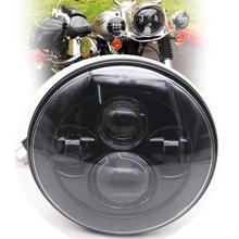 Motorcycle Accessories 7 Inch Led Headlight 40W Hi Low Beam Round Headlamp Black/Chrome 2024 - buy cheap