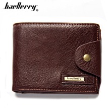 Baellerry Men Wallets short Top PU Leather High Quality Men Purse Business Male Wallet Black Card Holder Men Wallet cartera 2024 - buy cheap
