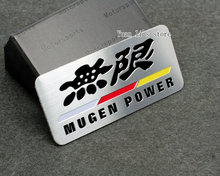 MUGEN POWER-insignia de emblemas de METAL de aleación de aluminio para carrocería de coche, pegatina decorativa de 90x42mm, 10 Uds., venta al por mayor 2024 - compra barato
