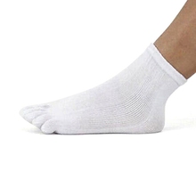 1 Pair New Fashion Soft Autumn Winter Hot Comfortable Face Five Fingers Women's Top Quality Men Pure Soft Cotton Toe Socks 2024 - buy cheap