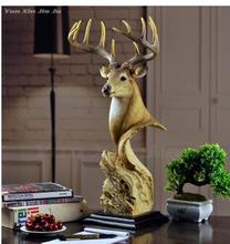 Sitting room creative household decoration porch TV cabinet office deer head handicraft pieces wholesale factory outle 2024 - buy cheap