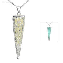 Fashion popular Pendant Necklace 2016 high quality Fluorescent Stone Hollow Glow In The Dark For Women Night Light jewelry 2024 - buy cheap