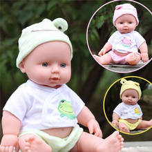 30cm Reborn Baby Doll Soft Vinyl Silicone Lifelike Newborn Baby Doll for Girls Birthday Gift Simulation Baby Sleeping Calm Doll 2024 - buy cheap