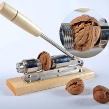 Сверхмощный ореховый орех ореховый орехов щипцы для орехов кухонный инструмент с зажимом 2024 - купить недорого