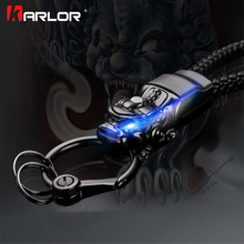 Creative LED Light Chinese Brave Troops Model Keychain Key Holder Car Key Ring Chain Automobile Car Styling Car Accessories Gift 2024 - buy cheap