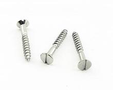 10pcs M4 steel Slotted countersunk head screw sheet metal screws self tapping bolts 35mm-60mm length 2024 - buy cheap