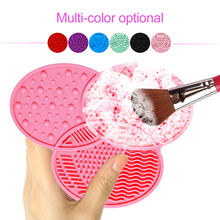 1Pc Convenient Makeup Brushes Washing Cosmetic Remove Tool Make up Brush Cleaner Silicone Cleaning Mat Pad with Sucker Scrubber 2024 - buy cheap