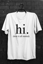 Привет, как все начало, футболка с буквенным принтом, женские и мужские топы, модная одежда, футболки Tumblr, футболки с цитатами, футболки 2024 - купить недорого