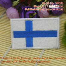 2016 Parches Ropa Fallout 20423 Finland Flag Full Embroidery Iron On Patches "accept Customized" Guaranteed 100% Quality Patch 2024 - buy cheap