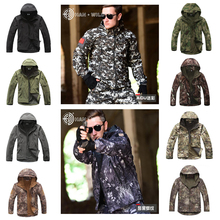 V 4.0 jaqueta softshell dos homens, jaqueta tática ao ar livre à prova de vento camuflagem roupas de caça 2024 - compre barato