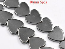 FLTMRH    Heart Shape Hematite Beads Natural Stone Beads For Jewelry Making   Spacer Beads Diy Charms Bracelet 2024 - buy cheap