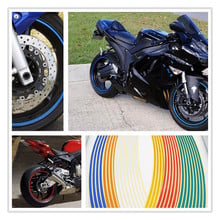 Наклейки на колеса мотоцикла, светоотражающие наклейки на обод, Стайлинг автомобиля для HONDA hoRnet 250 YAMAHA TRophy SE TT 2024 - купить недорого