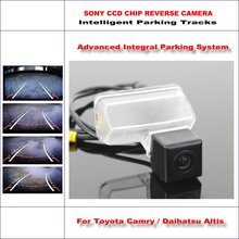 Car Intelligentized Reverse Camera For Toyota Camry/Daihatsu Altis 2012-2014 Rear View Dynamic Guidance Tracks CAM 2024 - buy cheap