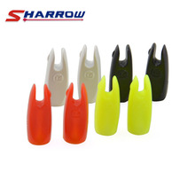 50 Pcs Archery Arrow Nocks For 1/4" Colorful Nock Arrow Tails Free Shipping Plastic Arrow Tails 2024 - buy cheap