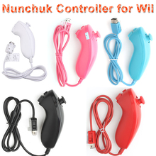 Новый игровой контроллер Nunchuk, игровой контроллер для Nintendo Wii / Wii U 5 видов цветов 2024 - купить недорого