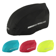 Funda impermeable para casco de bicicleta, con tira reflectante, cubierta para lluvia, para ciclismo de carretera 2024 - compra barato