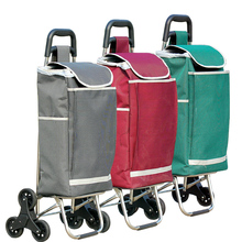 Hanli six wheel climbing cart stainless steel folding portable luggage cart shopping cart trolley car driver 2024 - buy cheap