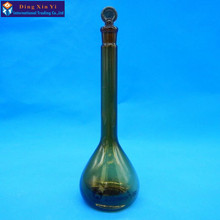 200ml brown volumetric flask Constant volume bottle flint glass brown flask volumetric Laboratory volumetric flask 2024 - buy cheap