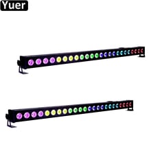 2Pcs/Lot 24X4W RGBW 4IN1 LED Wall Washer Light Indoor DMX512 Wash Bar LED Stage Lighting 35 Degree Beam Angle For DJ Disco Party 2024 - buy cheap