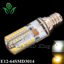 Mini lâmpada led, dimerizável, 110v/220v, 9w, g9, e17, e14, e12, 3014smd 48, 64, 104 leds, lâmpada para lustre de cristal 2024 - compre barato