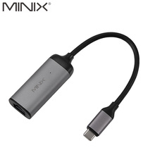 MINIX-adaptador Ethernet C-E NEO USB-C a Gigabit, conexiones de red con cable superrápido, compatible con alto ancho de banda de hasta 1000Mbps 2024 - compra barato