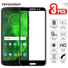 Curved Edge Full Cover Tempered Glass For Motorola Moto E5 G7 Power G6 G5S G5 Plus Play Screen Protector Protective Film 2024 - купить недорого