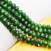 4X6mm Accessories Crafts Green Aventurine Natural Stone Loose Beads Jewelry Making Design Abacus Faceted Gems Women Girls Gifts 2024 - buy cheap