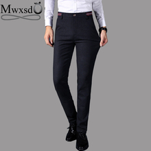Mwxsd брендовые Мужские модельные брюки, мужские блейзеры, Свадебные Длинные Формальные брюки, мужские черные деловые брюки высокого качества 2024 - купить недорого