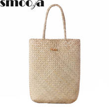 SMOOZA handbags Shopping Straw Bag Women Fashion Designer Lace Handbags Tote Bags Handbag Wicker Rattan Bag Shoulder Bag 2024 - buy cheap