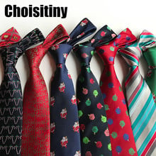 2018 New Design Christmas Tie 8cm Style Men's Fashion Neckties Tie High Quality Designer Character Necktie Wedding Groom Tie 2024 - buy cheap