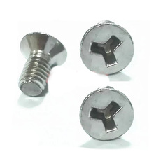 10 Pcs M4 slot de Aço Inoxidável pequeno cabeça rebaixada Plana Y Triângulo sulco Anti-roubo Parafuso parafuso mecânico 6 mm-30mm L 2024 - compre barato