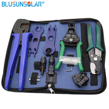 Kit de herramientas solares, juego de herramientas de prensado, conector con herramientas de prensado/corte/raya 2024 - compra barato