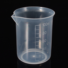1 шт. 100 мл пластиковый мерный кувшин мерные мкерные стаканчики жёлоб для бетонной смеси поверхность для кухни лабораторный инструмент 2024 - купить недорого