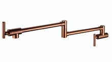 Wall Mount single cold Pot Filler kitchen faucet mixer tap Double Joint Spout Rose gold 2024 - buy cheap