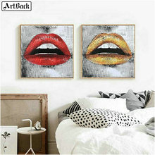 8 style 5d diamond painting lips picture full square drill landscape flower diamond embroidery home decoration 2pcs set 2024 - buy cheap