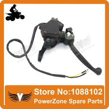 ATV Thumb Throttle Brake Assembly Wth Double Brake Switch Throttle Control   50cc 110cc 125cc 150cc 250cc ATV Quad  Freeshipping 2024 - buy cheap